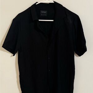 Cactus Men's Classic Black Button Down Shirt